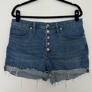 Madewell Women's High Rise Denim Shorts - Size 31